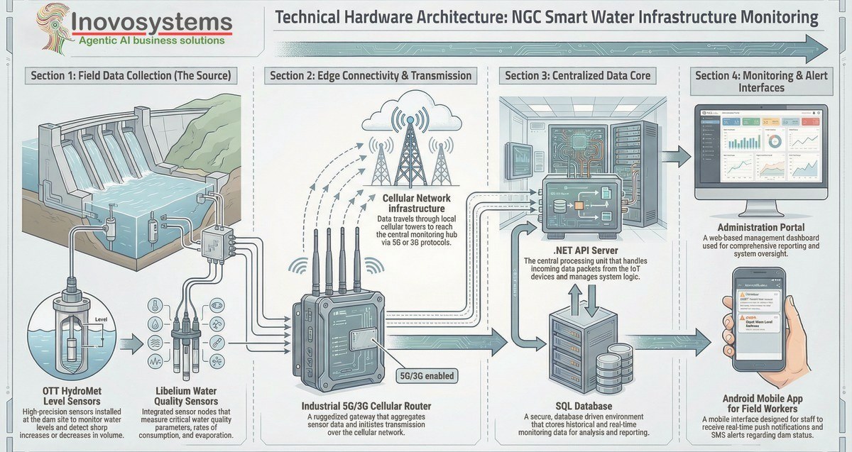 Water monitoring hardware specifications